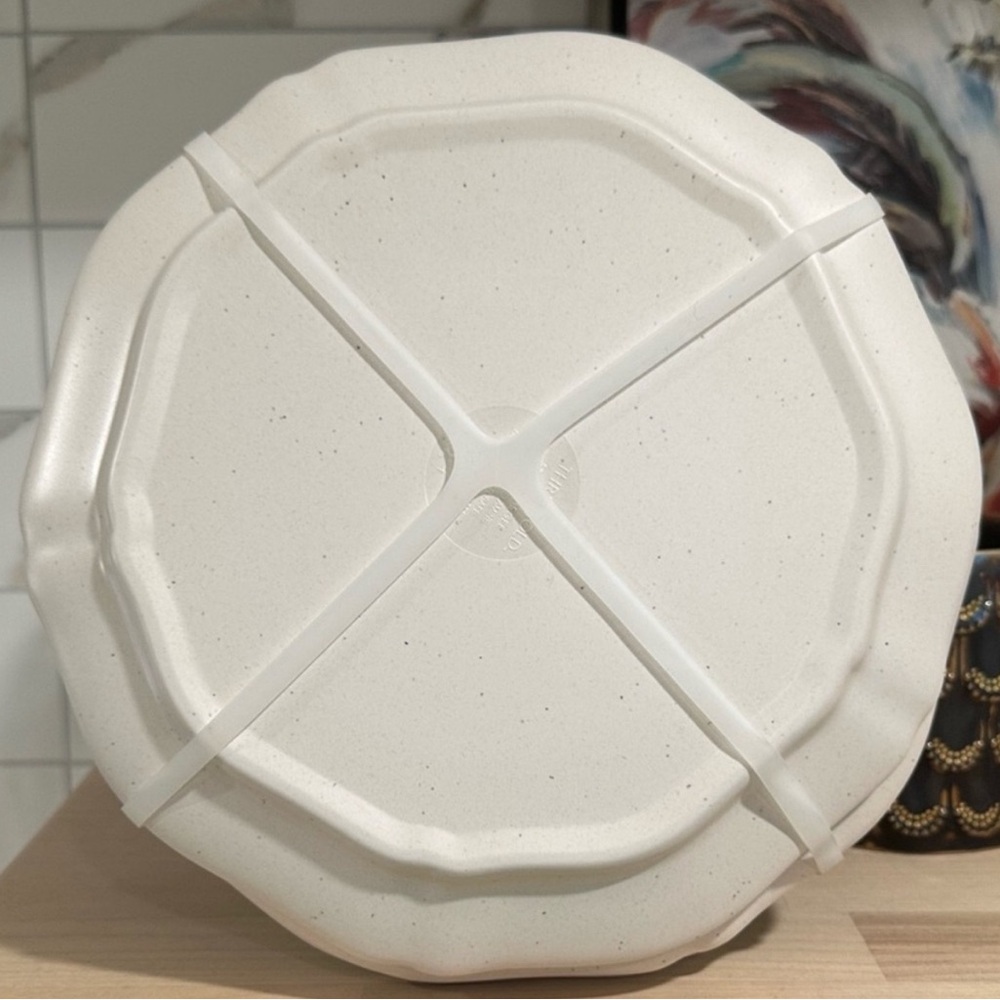 New! 4pk Threshold Designed+Studio McGee 8.5" Melamine Floral Salad Plates - Picture 8 of 13